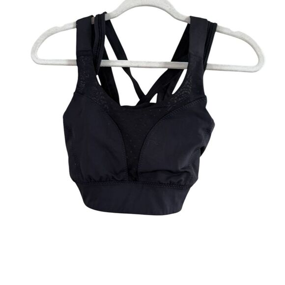 Lululemon Enlighten Bra Black Athletic Razor Back Size 8 - Picture 10 of 11